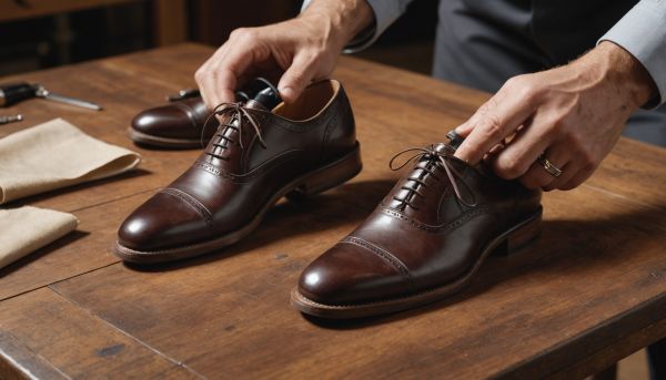 Entretien chaussures cuir