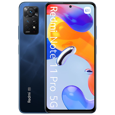 Redmi Note 11 Pro 5G Blau Frontansicht 1