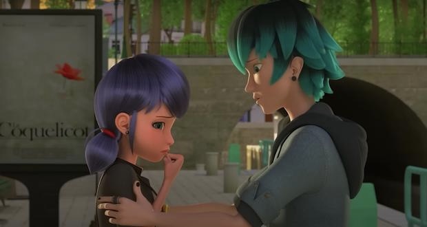 Marinette dan Lucas berkencan sebentar di "Miraculous: The Adventures of Ladybug" (Foto: TF1)