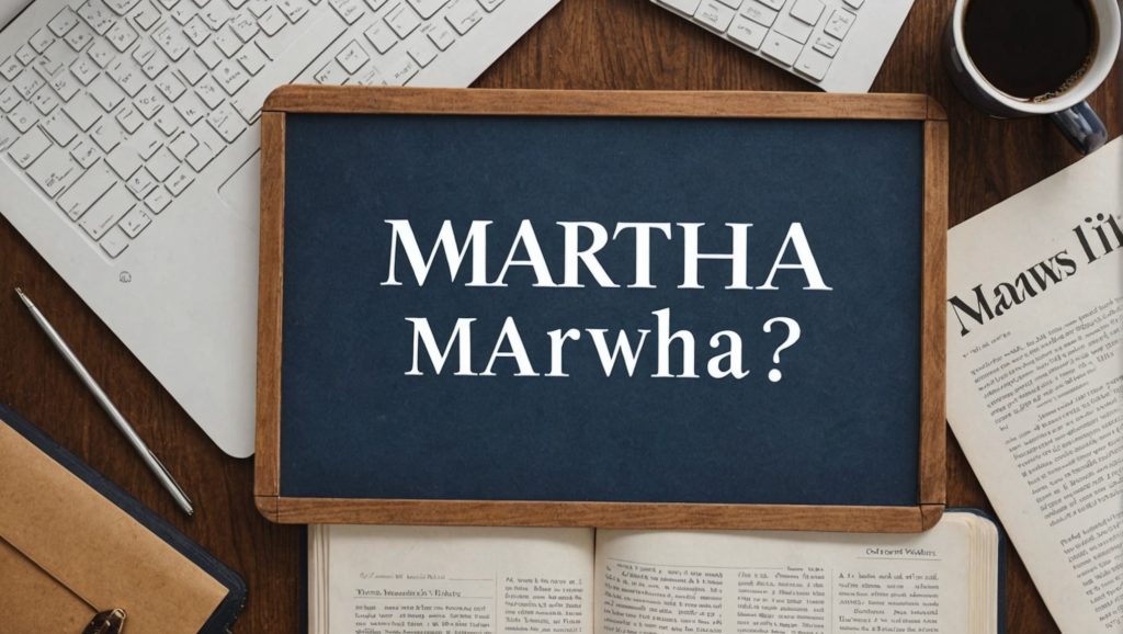 Berita: Apa itu Martha?